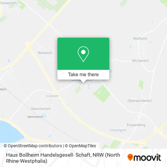 Haus Bollheim Handelsgesell- Schaft map