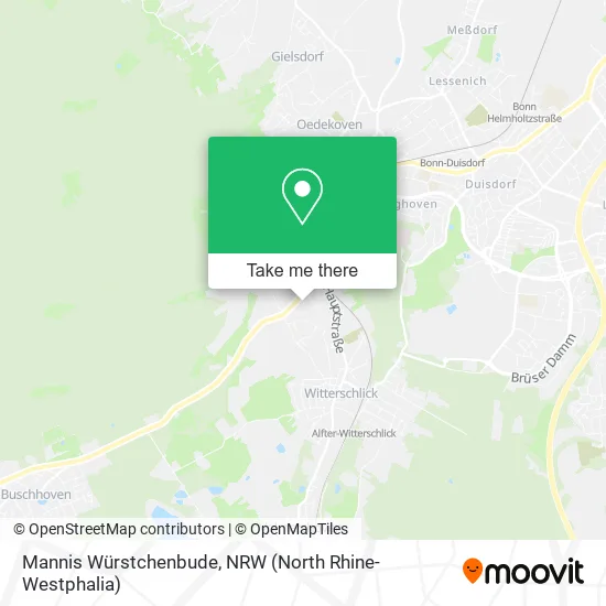 Mannis Würstchenbude map