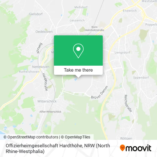 Карта Offizierheimgesellschaft Hardthöhe