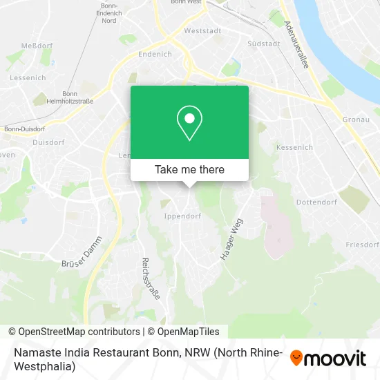Namaste India Restaurant Bonn map
