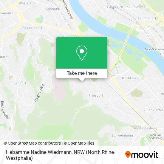 Карта Hebamme Nadine Wiedmann