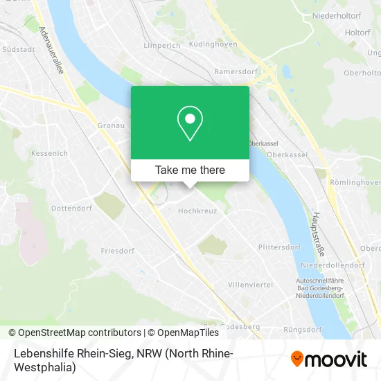 Карта Lebenshilfe Rhein-Sieg