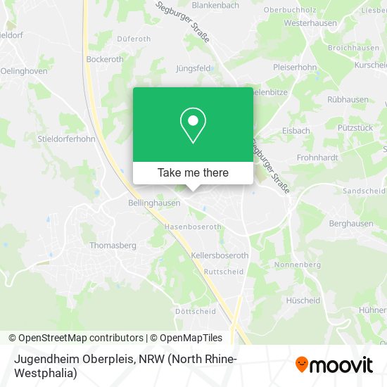 Jugendheim Oberpleis map