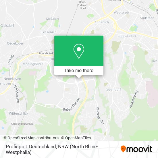 Profisport Deutschland map