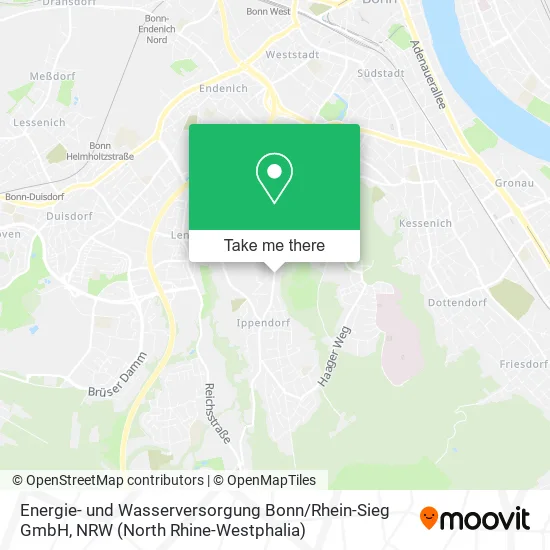 Energie- und Wasserversorgung Bonn / Rhein-Sieg GmbH map