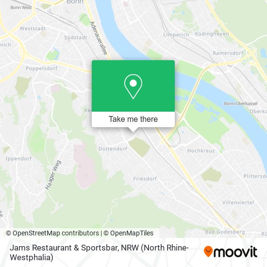 Jams Restaurant & Sportsbar map