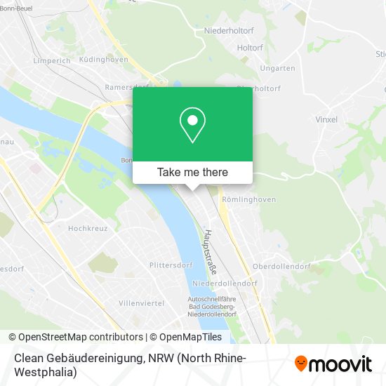 Clean Gebäudereinigung map