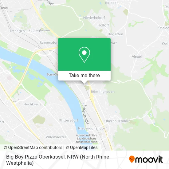 Big Boy Pizza Oberkassel map