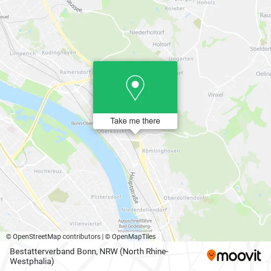 Карта Bestatterverband Bonn