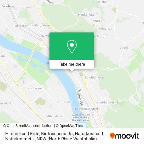 Himmel und Erde, Biofrischemarkt, Naturkost und Naturkosmetik map