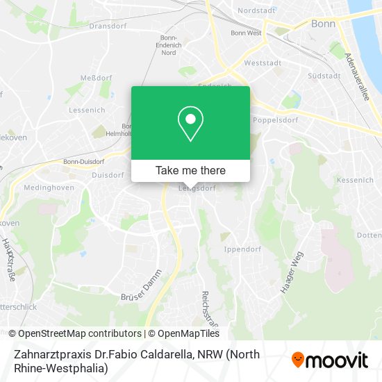 Zahnarztpraxis Dr.Fabio Caldarella map