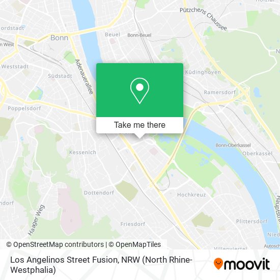Los Angelinos Street Fusion map