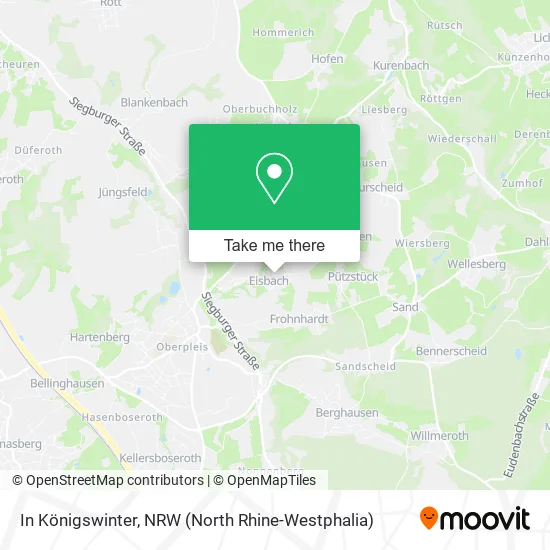 In Königswinter map