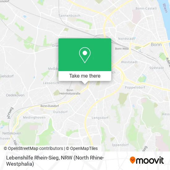 Lebenshilfe Rhein-Sieg map