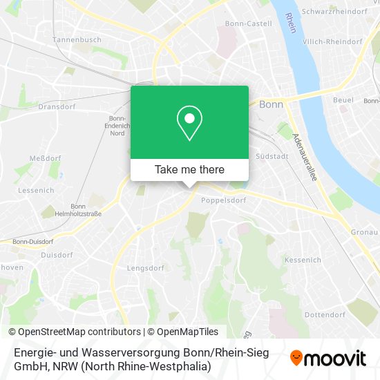 Energie- und Wasserversorgung Bonn / Rhein-Sieg GmbH map