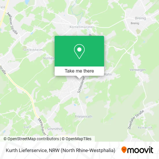 Kurth Lieferservice map
