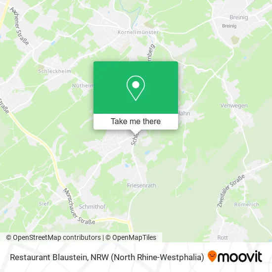 Restaurant Blaustein map