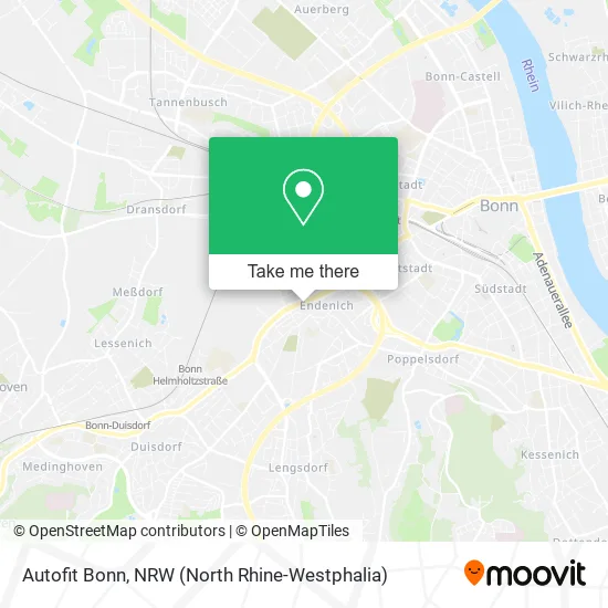 Карта Autofit Bonn