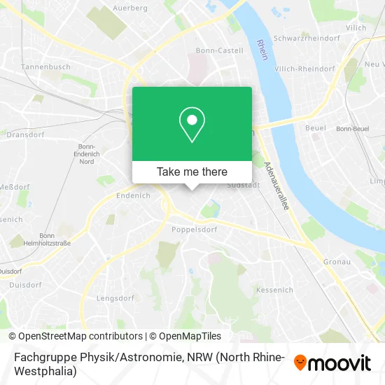 Карта Fachgruppe Physik/Astronomie