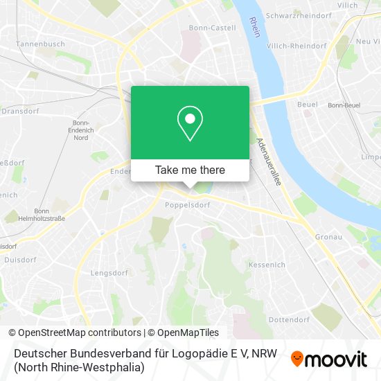Deutscher Bundesverband für Logopädie E V map