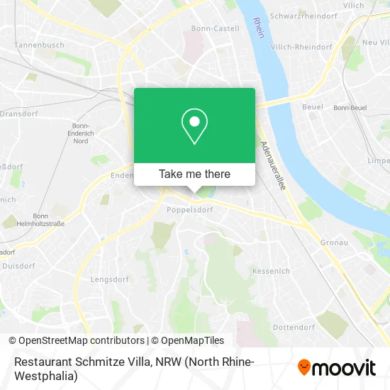 Restaurant Schmitze Villa map