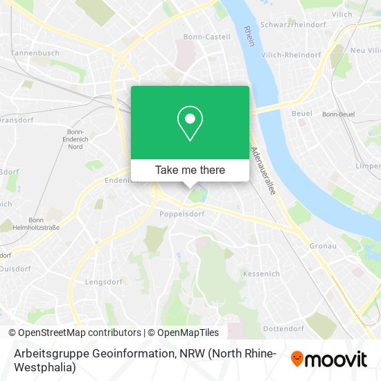 Arbeitsgruppe Geoinformation map