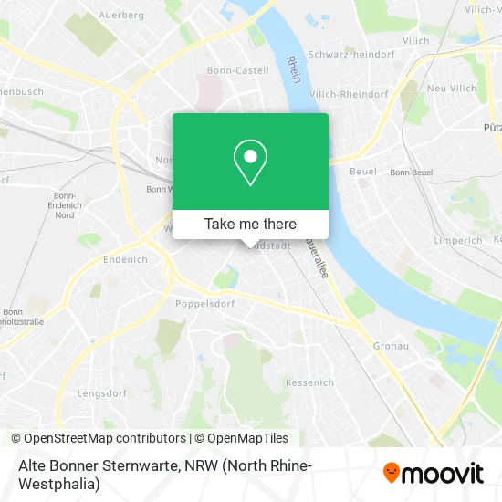 Карта Alte Bonner Sternwarte