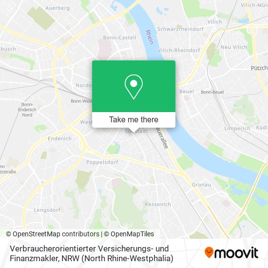 Verbraucherorientierter Versicherungs- und Finanzmakler map