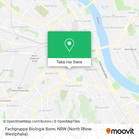 Карта Fachgruppe Biologie Bonn