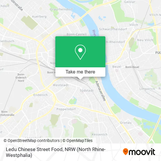 Ledu Chinese Street Food map