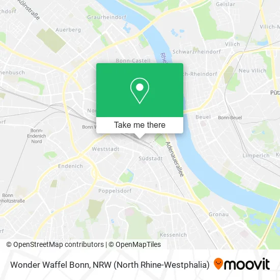 Карта Wonder Waffel Bonn
