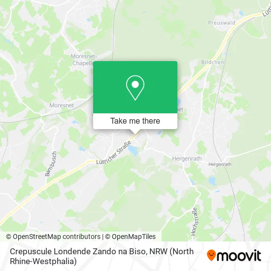 Crepuscule Londende Zando na Biso map