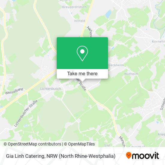 Gia Linh Catering map