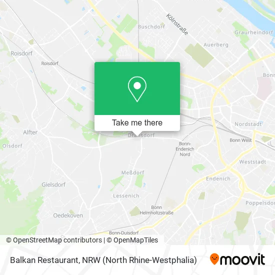 Balkan Restaurant map