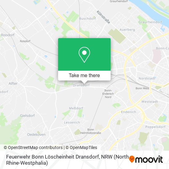 Feuerwehr Bonn Löscheinheit Dransdorf map