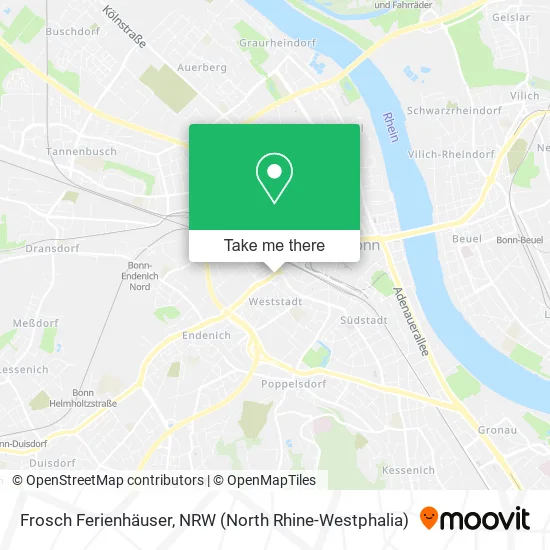 Frosch Ferienhäuser map