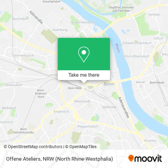 Карта Offene Ateliers