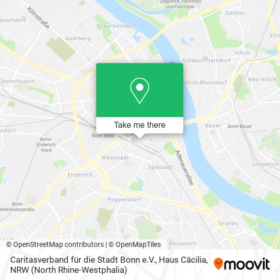 Caritasverband für die Stadt Bonn e.V., Haus Cäcilia map