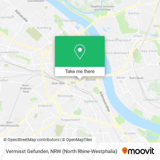 Vermisst Gefunden map
