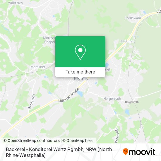 Bäckerei - Konditorei Wertz Pgmbh map
