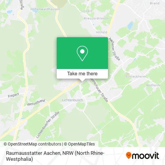 Карта Raumausstatter Aachen