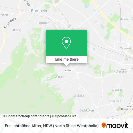 Freilichtbühne Alfter map