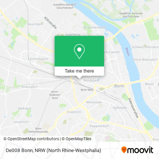 Карта De008 Bonn