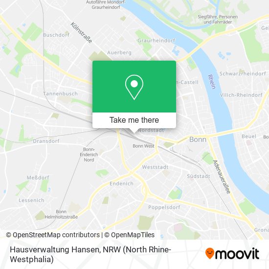 Hausverwaltung Hansen map