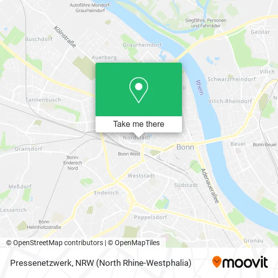 Карта Pressenetzwerk