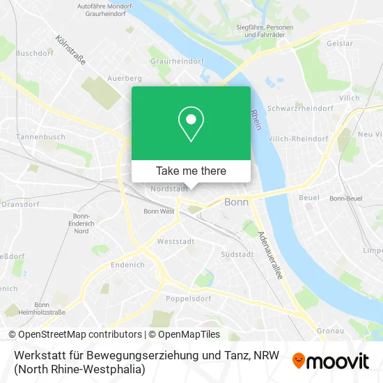 Карта Werkstatt für Bewegungserziehung und Tanz