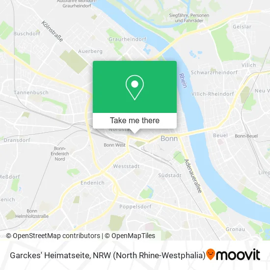 Garckes' Heimatseite map