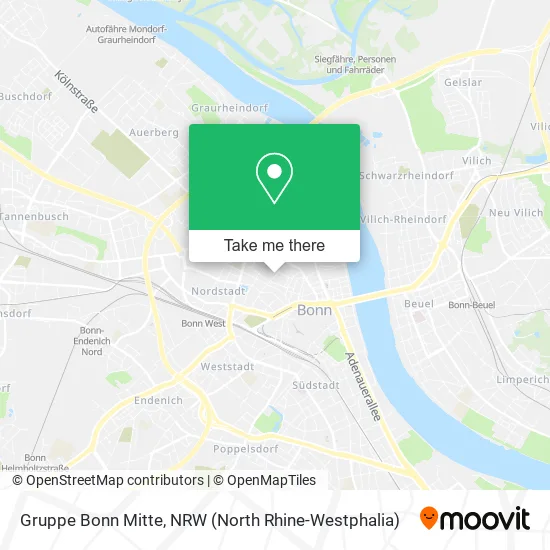 Карта Gruppe Bonn Mitte