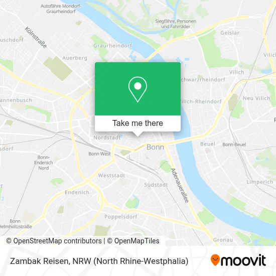 Zambak Reisen map