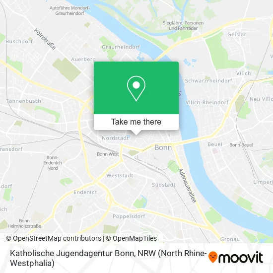 Карта Katholische Jugendagentur Bonn